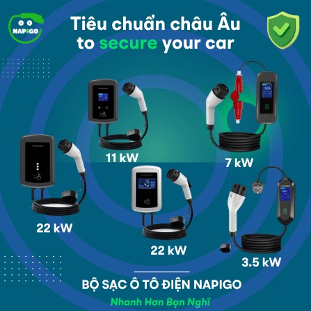 Bộ sạc xe điện phù hợp cho VF6